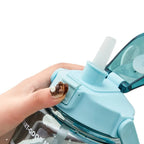 Bouteille d'eau en plastique avec paille de 2 litres, grande bouteille de voyage Portable pour filles, tasse de sport, Fitness, vélo, grande tasse de graisse - FATAONBouteille d'eau en plastique avec paille de 2 litres, grande bouteille de voyage Portable pour filles, tasse de sport, Fitness, vélo, grande tasse de graisseFitness & SportFATAON