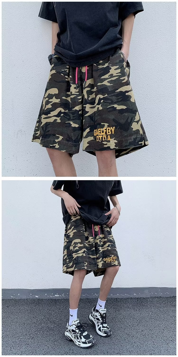 Boys Summer New Shorts Camouflage Design Loose Straight Casual Sports Pants Personality Niche Fashion - FATAONBoys Summer New Shorts Camouflage Design Loose Straight Casual Sports Pants Personality Niche FashionMode HommeFATAON