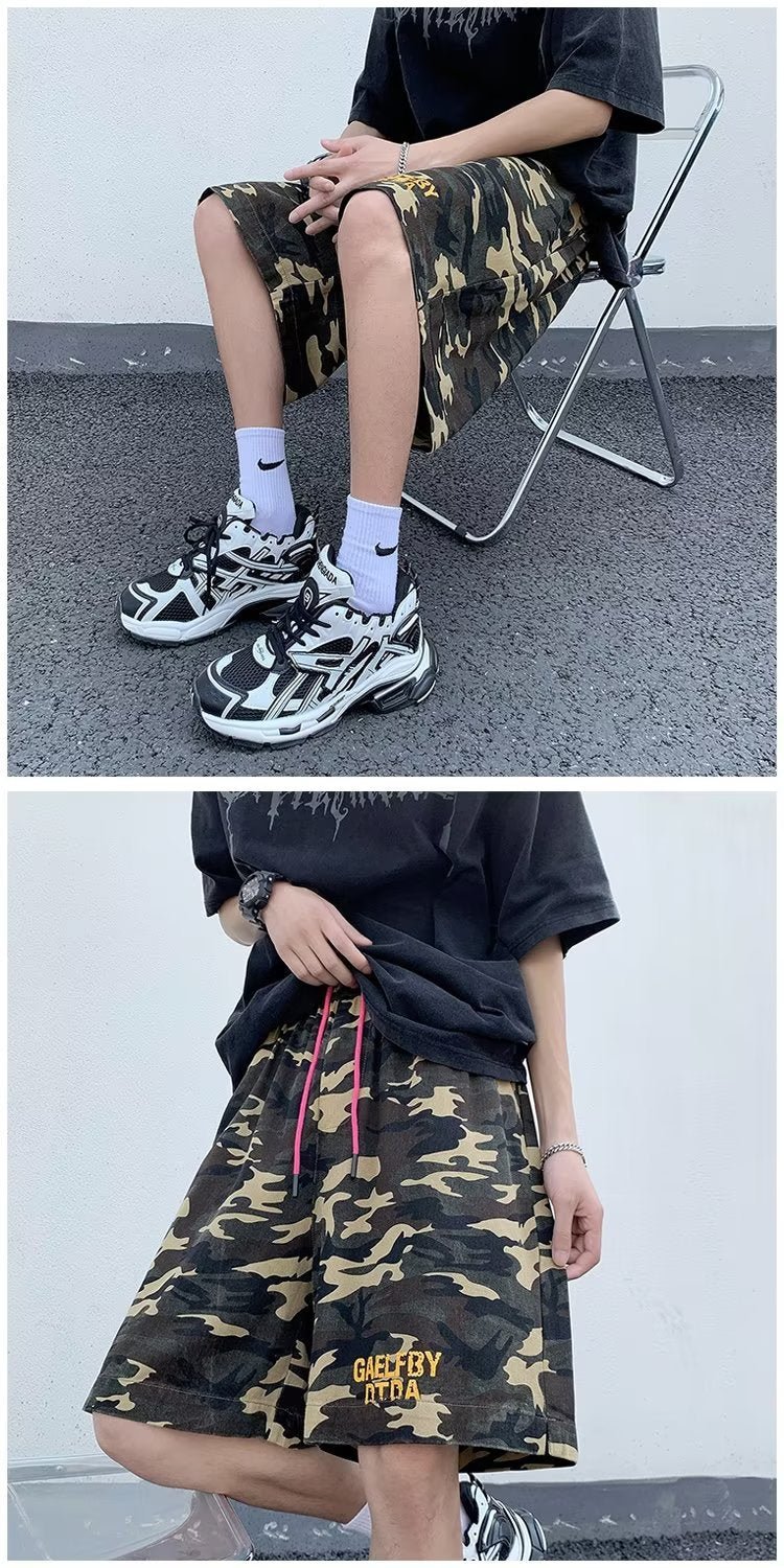 Boys Summer New Shorts Camouflage Design Loose Straight Casual Sports Pants Personality Niche Fashion - FATAONBoys Summer New Shorts Camouflage Design Loose Straight Casual Sports Pants Personality Niche FashionMode HommeFATAON