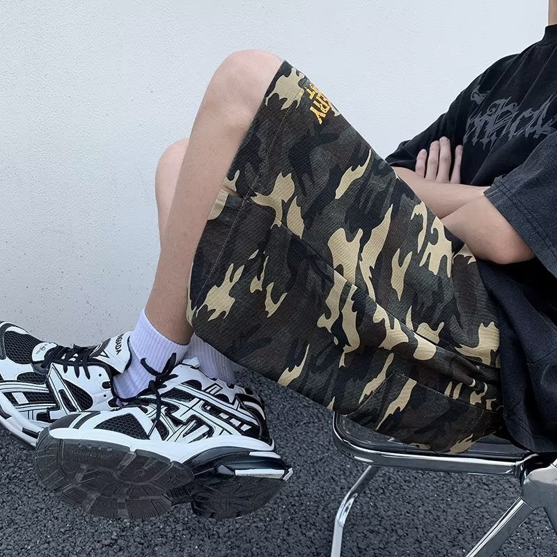 Boys Summer New Shorts Camouflage Design Loose Straight Casual Sports Pants Personality Niche Fashion - FATAONBoys Summer New Shorts Camouflage Design Loose Straight Casual Sports Pants Personality Niche FashionMode HommeFATAON
