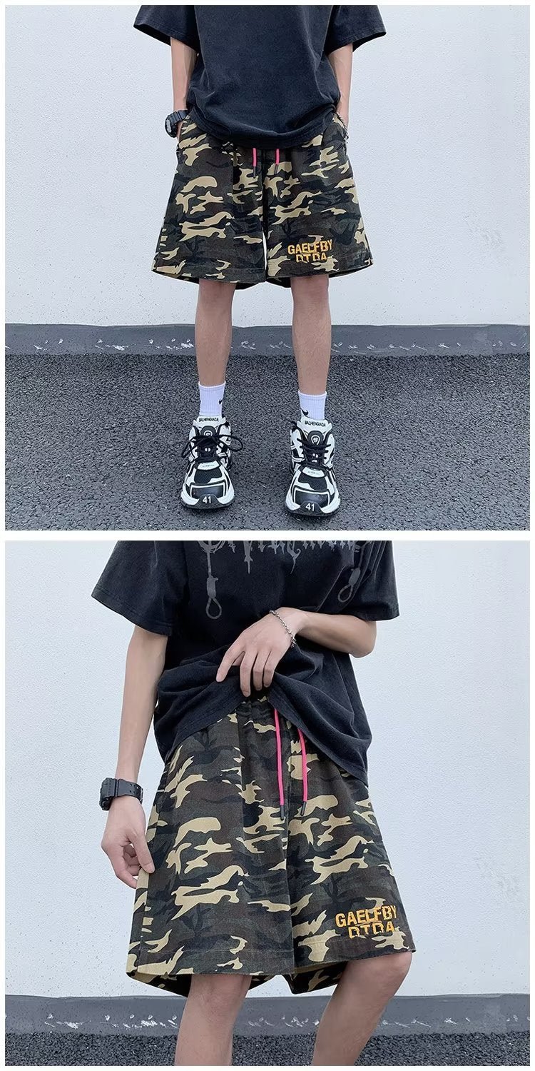 Boys Summer New Shorts Camouflage Design Loose Straight Casual Sports Pants Personality Niche Fashion - FATAONBoys Summer New Shorts Camouflage Design Loose Straight Casual Sports Pants Personality Niche FashionMode HommeFATAON