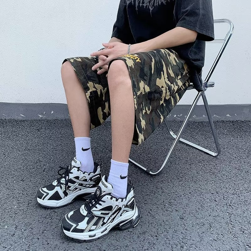 Boys Summer New Shorts Camouflage Design Loose Straight Casual Sports Pants Personality Niche Fashion - FATAONBoys Summer New Shorts Camouflage Design Loose Straight Casual Sports Pants Personality Niche FashionMode HommeFATAON