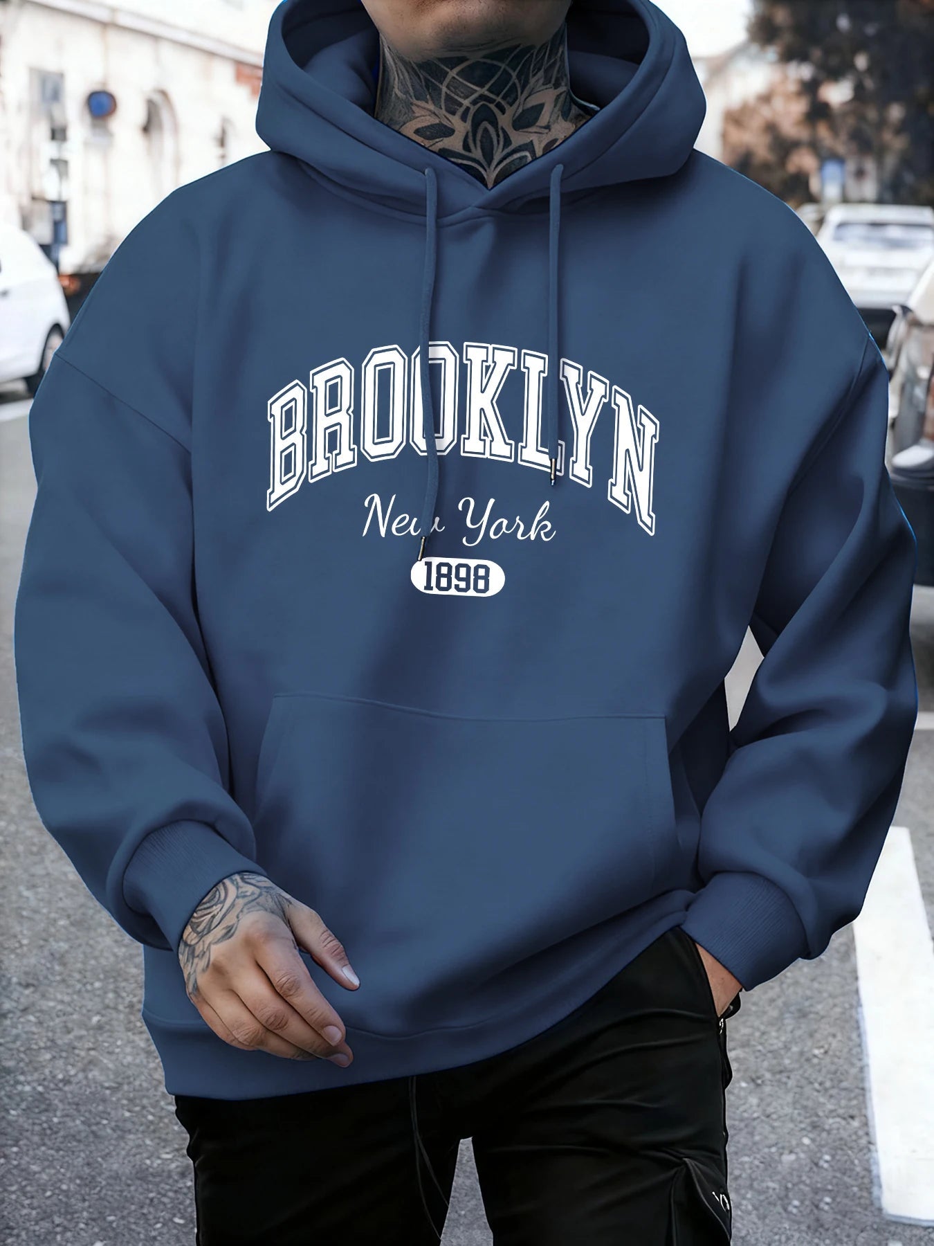Brooklyn New York imprimé homme sweat automne sweat à capuche ample multicolore Vintage pulls unisexe décontracté tout-Match vêtements - FATAONBrooklyn New York imprimé homme sweat automne sweat à capuche ample multicolore Vintage pulls unisexe décontracté tout-Match vêtementsMode HommeFATAON