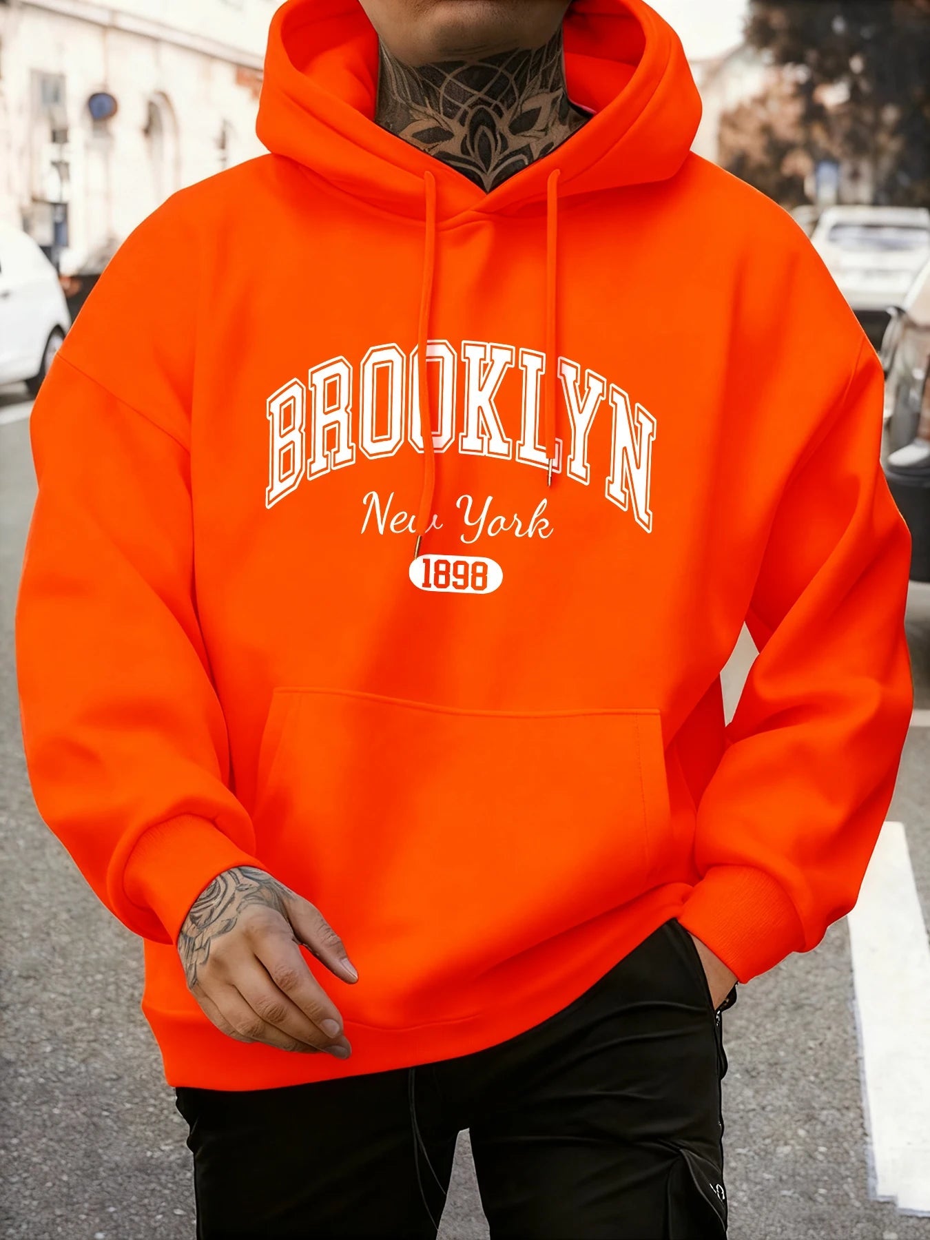 Brooklyn New York imprimé homme sweat automne sweat à capuche ample multicolore Vintage pulls unisexe décontracté tout-Match vêtements - FATAONBrooklyn New York imprimé homme sweat automne sweat à capuche ample multicolore Vintage pulls unisexe décontracté tout-Match vêtementsMode HommeFATAON