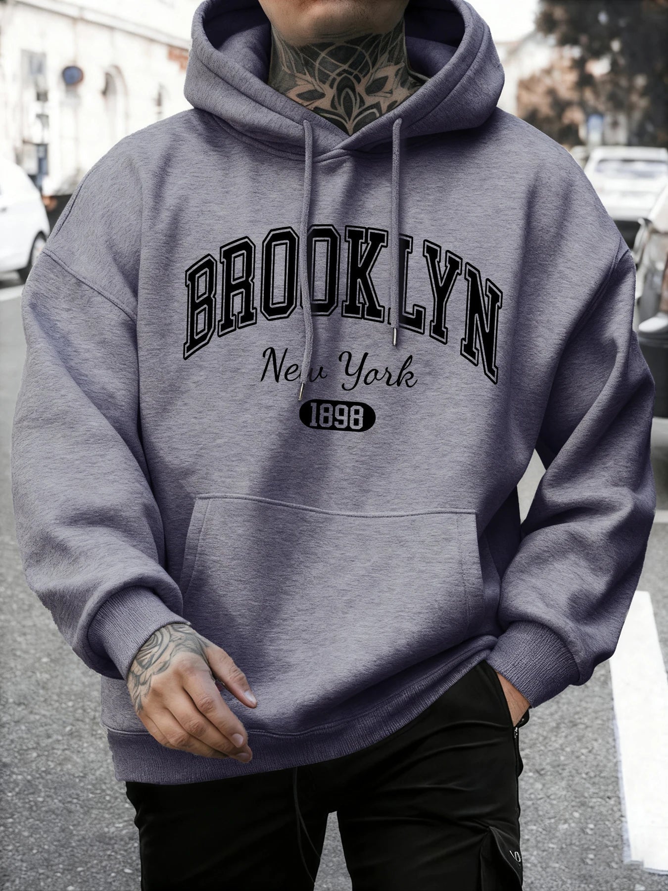 Brooklyn New York imprimé homme sweat automne sweat à capuche ample multicolore Vintage pulls unisexe décontracté tout-Match vêtements - FATAONBrooklyn New York imprimé homme sweat automne sweat à capuche ample multicolore Vintage pulls unisexe décontracté tout-Match vêtementsMode HommeFATAON