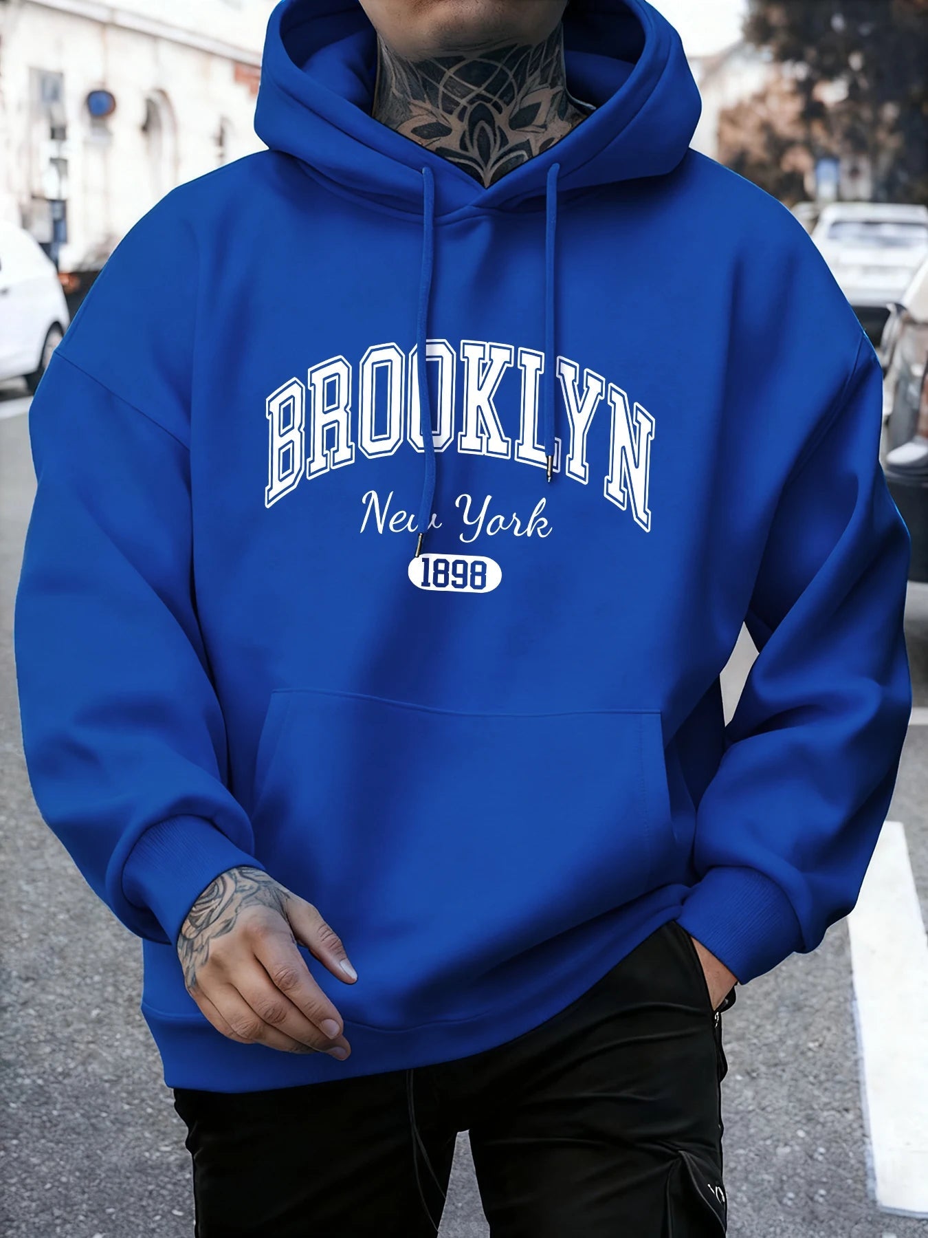 Brooklyn New York imprimé homme sweat automne sweat à capuche ample multicolore Vintage pulls unisexe décontracté tout-Match vêtements - FATAONBrooklyn New York imprimé homme sweat automne sweat à capuche ample multicolore Vintage pulls unisexe décontracté tout-Match vêtementsMode HommeFATAON