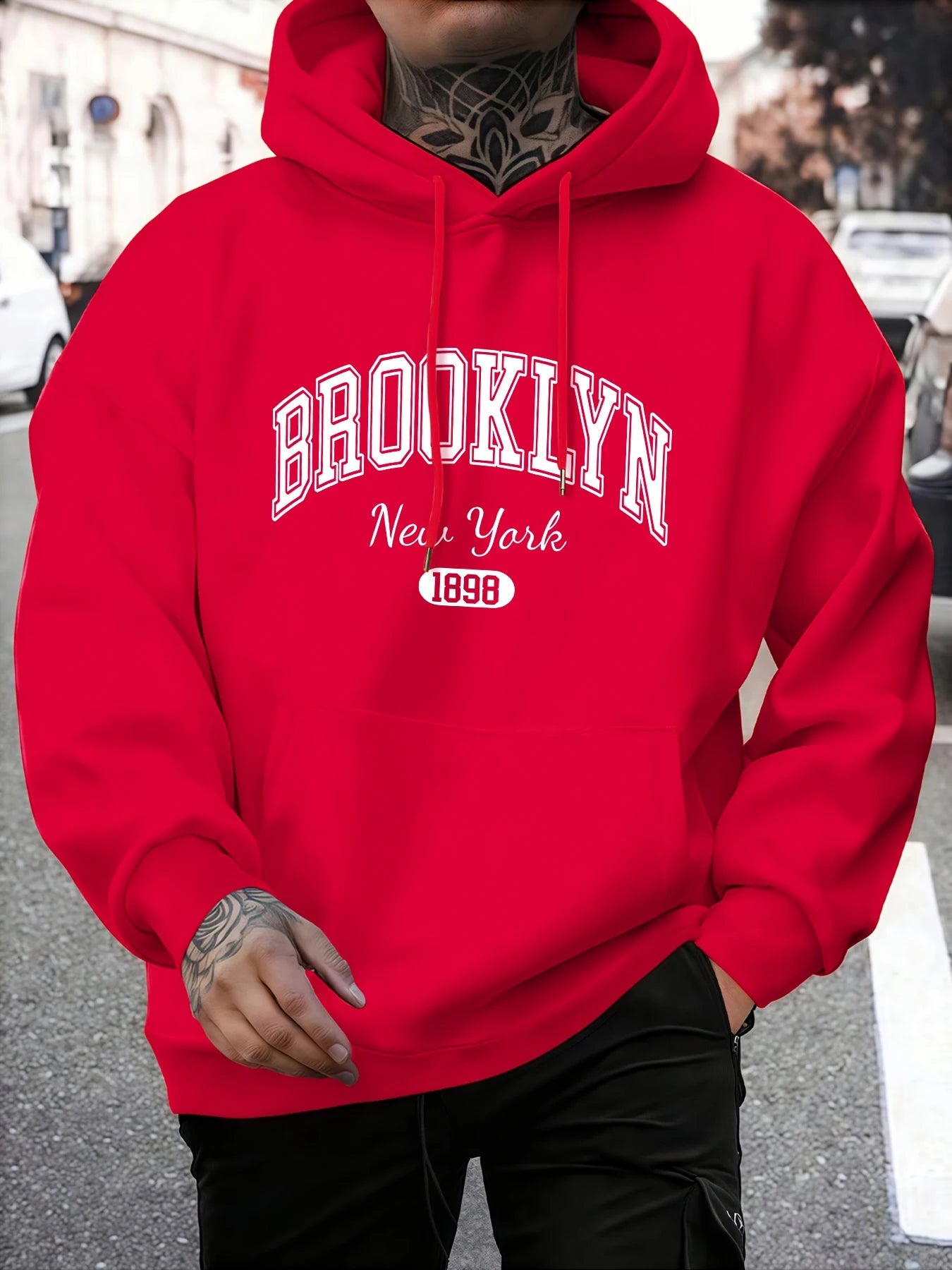 Brooklyn New York imprimé homme sweat automne sweat à capuche ample multicolore Vintage pulls unisexe décontracté tout-Match vêtements - FATAONBrooklyn New York imprimé homme sweat automne sweat à capuche ample multicolore Vintage pulls unisexe décontracté tout-Match vêtementsMode HommeFATAON