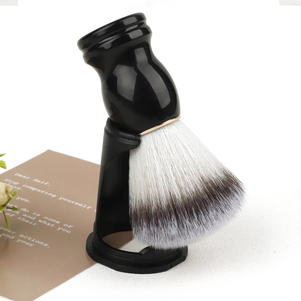 Brosse à barbe pinceaux de maquillage RANCAI – brosse à barbe avec manche en bois pour hommes, 1 pièce, accessoire de maquillage, pour Salon de coiffure, rasage moussant, ensemble d'outils de nettoyage du visage - FATAONBrosse à barbe pinceaux de maquillage RANCAI – brosse à barbe avec manche en bois pour hommes, 1 pièce, accessoire de maquillage, pour Salon de coiffure, rasage moussant, ensemble d'outils de nettoyage du visageBeauté HommeFATAON