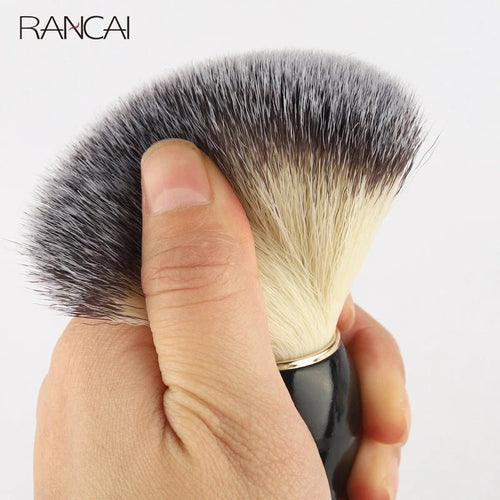 Brosse à barbe pinceaux de maquillage RANCAI – brosse à barbe avec manche en bois pour hommes, 1 pièce, accessoire de maquillage, pour Salon de coiffure, rasage moussant, ensemble d'outils de nettoyage du visage - FATAONBrosse à barbe pinceaux de maquillage RANCAI – brosse à barbe avec manche en bois pour hommes, 1 pièce, accessoire de maquillage, pour Salon de coiffure, rasage moussant, ensemble d'outils de nettoyage du visageBeauté HommeFATAON