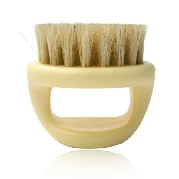 Brosse à barbe professionnelle pour hommes-brosse à poils de sanglier brosse de nettoyage de barbe petite et ronde-peigne à poils à manche noir - FATAONBrosse à barbe professionnelle pour hommes-brosse à poils de sanglier brosse de nettoyage de barbe petite et ronde-peigne à poils à manche noirBeauté HommeFATAON