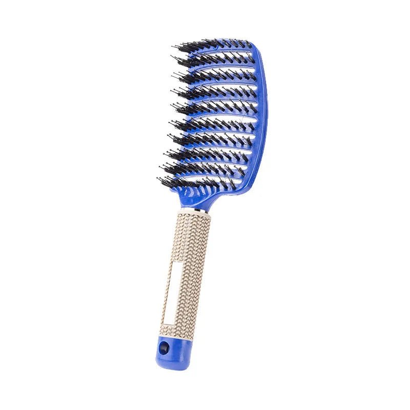 Brosse à cheveux peigne de Massage du cuir chevelu brosse à cheveux poils de sanglier en Nylon femmes humide bouclés démêlant brosse à cheveux Salon de coiffure outil de coiffure - FATAONBrosse à cheveux peigne de Massage du cuir chevelu brosse à cheveux poils de sanglier en Nylon femmes humide bouclés démêlant brosse à cheveux Salon de coiffure outil de coiffureBeauté HommeFATAON