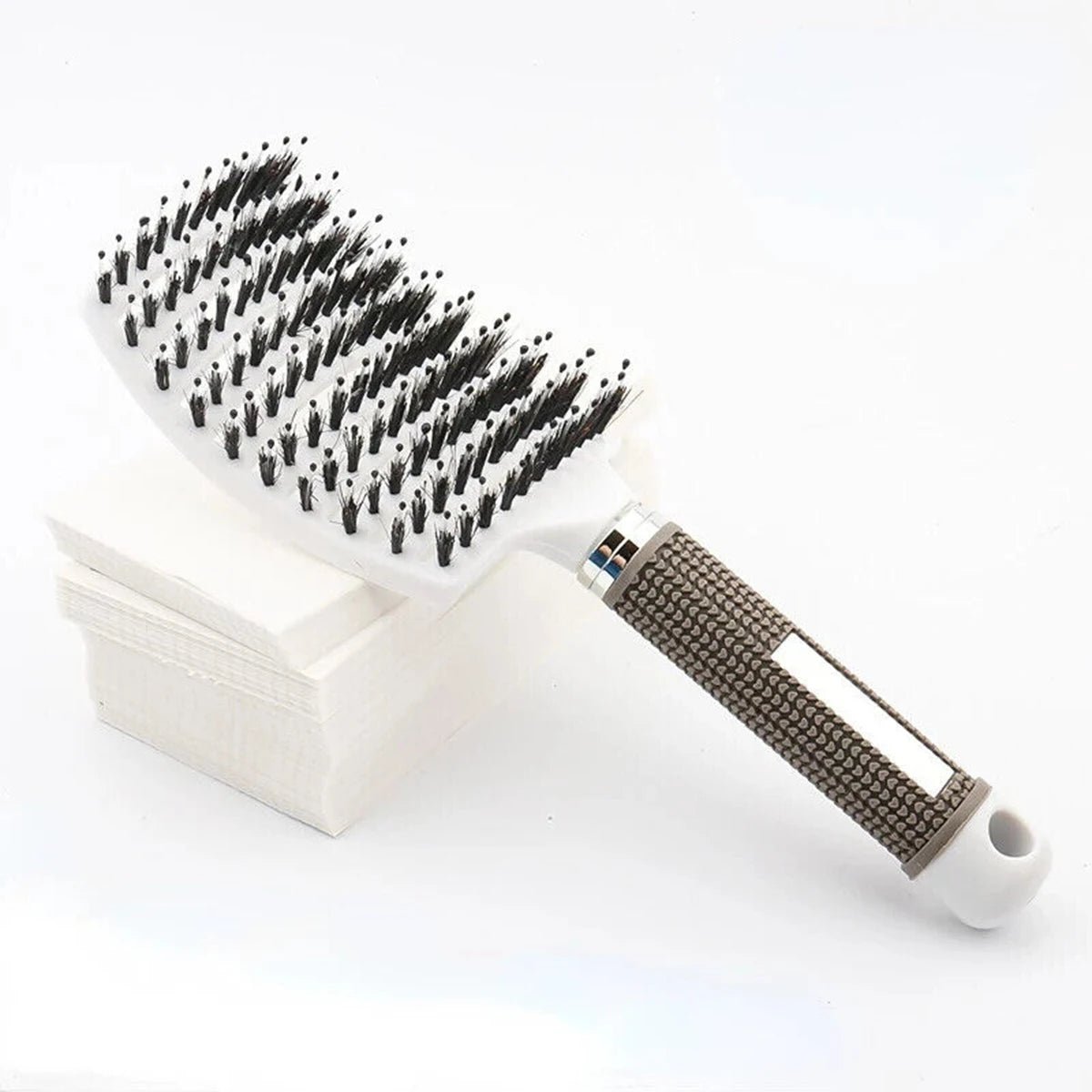 Brosse à cheveux peigne de Massage du cuir chevelu brosse à cheveux poils de sanglier en Nylon femmes humide bouclés démêlant brosse à cheveux Salon de coiffure outil de coiffure - FATAONBrosse à cheveux peigne de Massage du cuir chevelu brosse à cheveux poils de sanglier en Nylon femmes humide bouclés démêlant brosse à cheveux Salon de coiffure outil de coiffureBeauté HommeFATAON