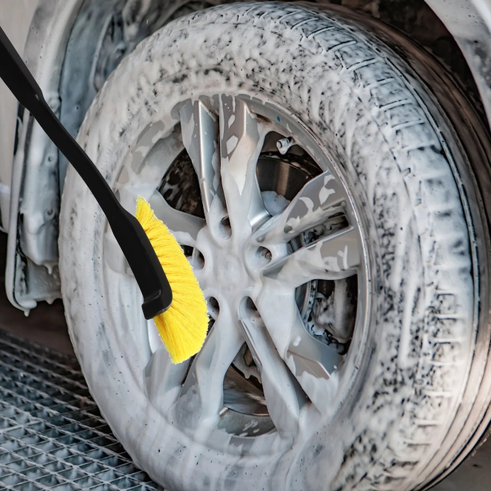 Brosse de nettoyage de détail de jante de roue de voiture, brosses de lavage de roue de camion, accessoires de nettoyage de pneus de roue - FATAONBrosse de nettoyage de détail de jante de roue de voiture, brosses de lavage de roue de camion, accessoires de nettoyage de pneus de roueAccessoire AutoFATAON