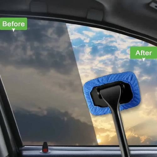 Brosse de nettoyage de pare-brise avant de voiture, dissolvant de poussière de voiture pour enlever le brouillard, grattage de vitres, outils de nettoyage de voiture - FATAONBrosse de nettoyage de pare-brise avant de voiture, dissolvant de poussière de voiture pour enlever le brouillard, grattage de vitres, outils de nettoyage de voitureAccessoire AutoFATAON