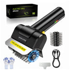 Brosse électrique pour barbecue, outil de nettoyage portatif avec brosse à rouleaux en acier inoxydable pour grilles, taches de rouille, cuisine, extérieur - FATAONBrosse électrique pour barbecue, outil de nettoyage portatif avec brosse à rouleaux en acier inoxydable pour grilles, taches de rouille, cuisine, extérieurSolutions MaisonFATAON