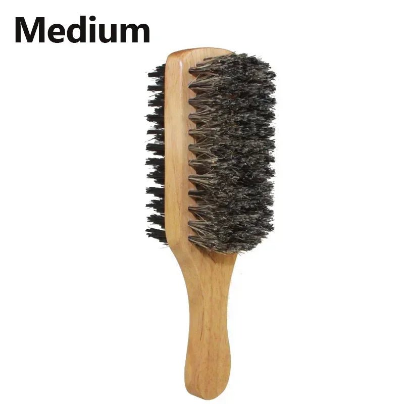 Brosses à cheveux en poils de sanglier pour hommes, brosse ondulée en bois naturel, brosse à barbe masculine, brosse à cheveux polyvalente pour touristes, brosse à barbe double face, S, M, L, 1PC - FATAONBrosses à cheveux en poils de sanglier pour hommes, brosse ondulée en bois naturel, brosse à barbe masculine, brosse à cheveux polyvalente pour touristes, brosse à barbe double face, S, M, L, 1PCBeauté HommeFATAON