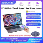 BYONE-Ordinateur portable à écran tactile BYACHtourists, ordinateur portable Windows 11, processeur Intel N100, 15.6 "IPS + 7", 32 Go DDR4, 2 To SSD - FATAONBYONE-Ordinateur portable à écran tactile BYACHtourists, ordinateur portable Windows 11, processeur Intel N100, 15.6 "IPS + 7", 32 Go DDR4, 2 To SSDProductivité & OrganisationFATAON