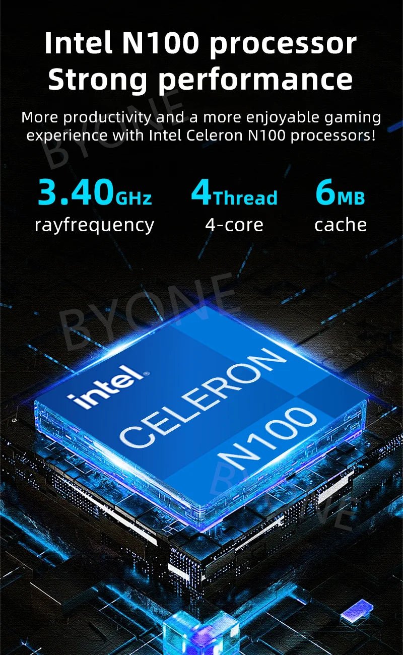 BYONE-Ordinateur portable à écran tactile BYACHtourists, ordinateur portable Windows 11, processeur Intel N100, 15.6 "IPS + 7", 32 Go DDR4, 2 To SSD - FATAONBYONE-Ordinateur portable à écran tactile BYACHtourists, ordinateur portable Windows 11, processeur Intel N100, 15.6 "IPS + 7", 32 Go DDR4, 2 To SSDProductivité & OrganisationFATAON