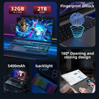 BYONE-Ordinateur portable à écran tactile BYACHtourists, ordinateur portable Windows 11, processeur Intel N100, 15.6 "IPS + 7", 32 Go DDR4, 2 To SSD - FATAONBYONE-Ordinateur portable à écran tactile BYACHtourists, ordinateur portable Windows 11, processeur Intel N100, 15.6 "IPS + 7", 32 Go DDR4, 2 To SSDProductivité & OrganisationFATAON