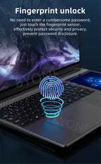 BYONE-Ordinateur portable à écran tactile BYACHtourists, ordinateur portable Windows 11, processeur Intel N100, 15.6 "IPS + 7", 32 Go DDR4, 2 To SSD - FATAONBYONE-Ordinateur portable à écran tactile BYACHtourists, ordinateur portable Windows 11, processeur Intel N100, 15.6 "IPS + 7", 32 Go DDR4, 2 To SSDProductivité & OrganisationFATAON