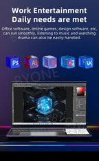 BYONE-Ordinateur portable à écran tactile BYACHtourists, ordinateur portable Windows 11, processeur Intel N100, 15.6 "IPS + 7", 32 Go DDR4, 2 To SSD - FATAONBYONE-Ordinateur portable à écran tactile BYACHtourists, ordinateur portable Windows 11, processeur Intel N100, 15.6 "IPS + 7", 32 Go DDR4, 2 To SSDProductivité & OrganisationFATAON