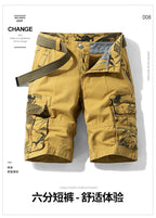 Camouflage Pants Men's Cargo Pants Loose Fit Summer Washed Cargo Shorts Cross-Border Exclusive B2021 - FATAONCamouflage Pants Men's Cargo Pants Loose Fit Summer Washed Cargo Shorts Cross-Border Exclusive B2021Mode HommeFATAON