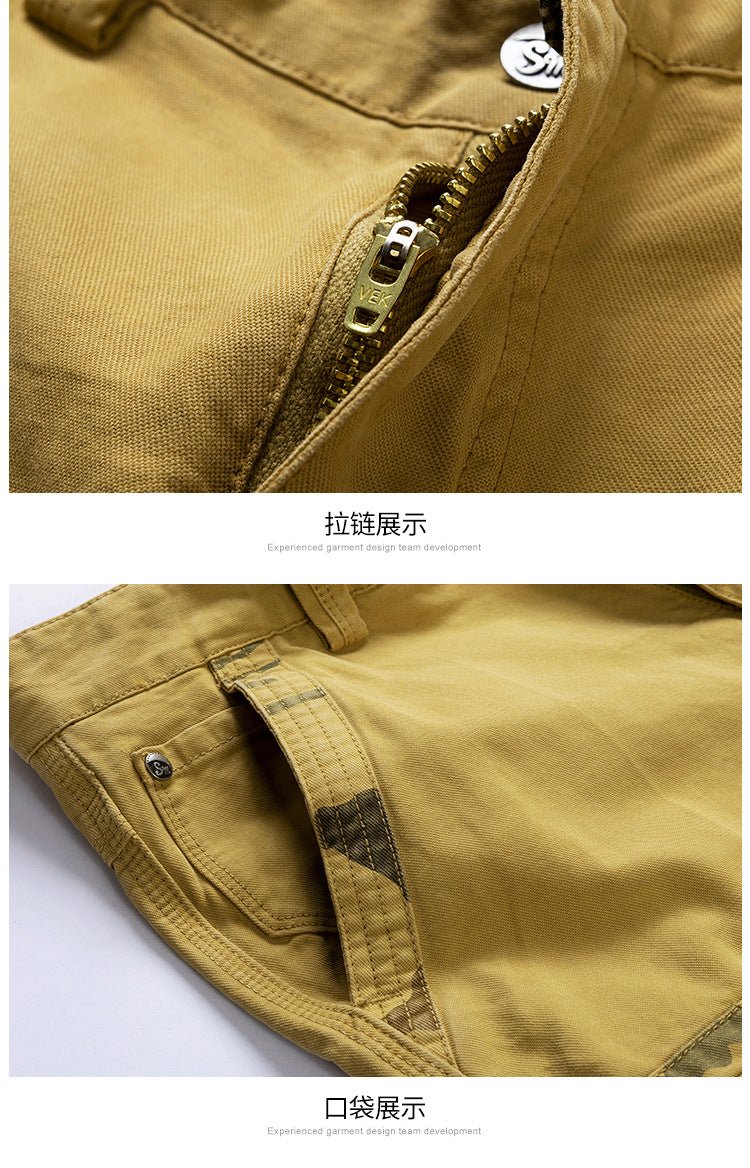 Camouflage Pants Men's Cargo Pants Loose Fit Summer Washed Cargo Shorts Cross-Border Exclusive B2021 - FATAONCamouflage Pants Men's Cargo Pants Loose Fit Summer Washed Cargo Shorts Cross-Border Exclusive B2021Mode HommeFATAON