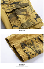 Camouflage Pants Men's Cargo Pants Loose Fit Summer Washed Cargo Shorts Cross-Border Exclusive B2021 - FATAONCamouflage Pants Men's Cargo Pants Loose Fit Summer Washed Cargo Shorts Cross-Border Exclusive B2021Mode HommeFATAON