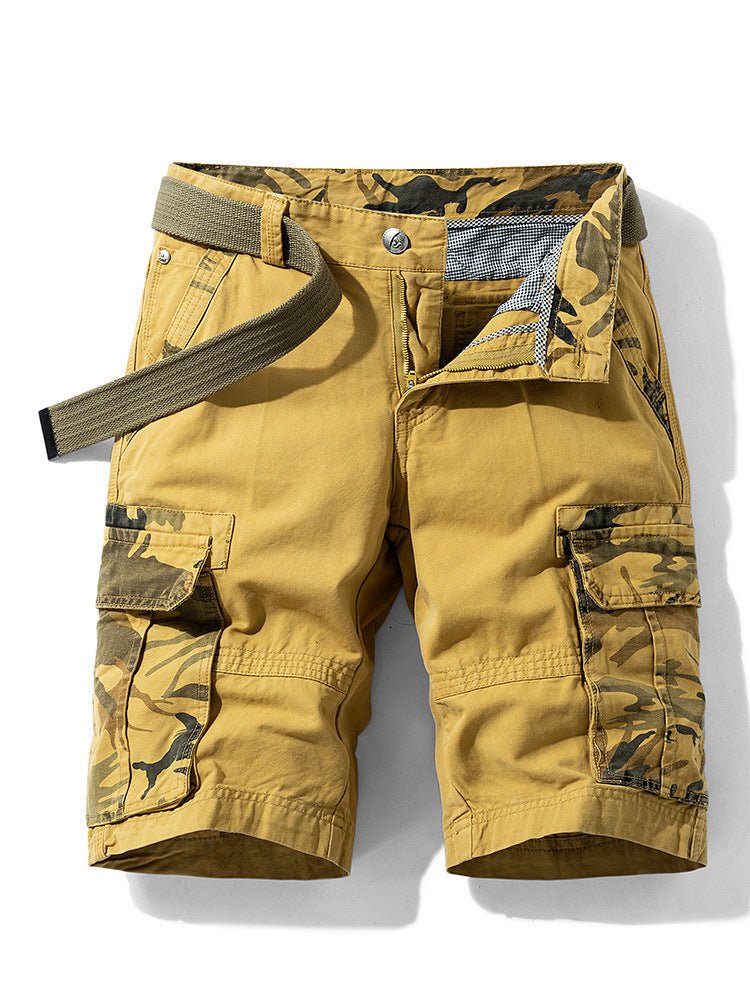Camouflage Pants Men's Cargo Pants Loose Fit Summer Washed Cargo Shorts Cross-Border Exclusive B2021 - FATAONCamouflage Pants Men's Cargo Pants Loose Fit Summer Washed Cargo Shorts Cross-Border Exclusive B2021Mode HommeFATAON