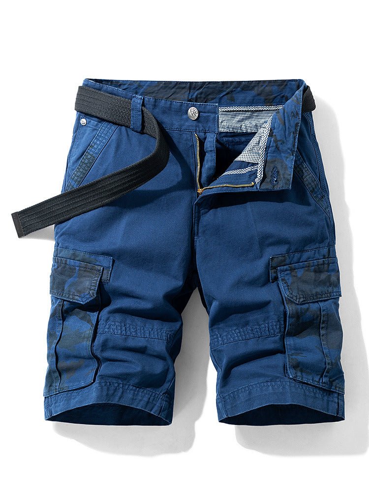Camouflage Pants Men's Cargo Pants Loose Fit Summer Washed Cargo Shorts Cross-Border Exclusive B2021 - FATAONCamouflage Pants Men's Cargo Pants Loose Fit Summer Washed Cargo Shorts Cross-Border Exclusive B2021Mode HommeFATAON