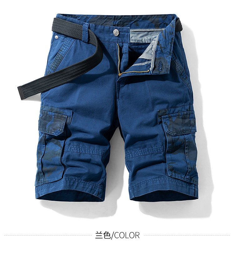 Camouflage Pants Men's Cargo Pants Loose Fit Summer Washed Cargo Shorts Cross-Border Exclusive B2021 - FATAONCamouflage Pants Men's Cargo Pants Loose Fit Summer Washed Cargo Shorts Cross-Border Exclusive B2021Mode HommeFATAON