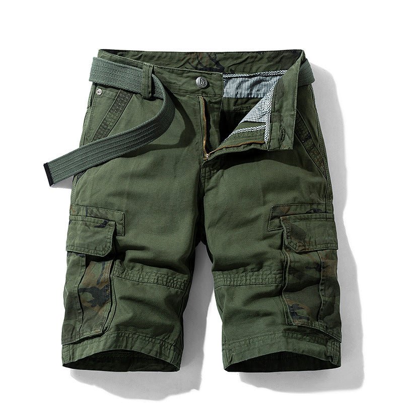 Camouflage Pants Men's Cargo Pants Loose Fit Summer Washed Cargo Shorts Cross-Border Exclusive B2021 - FATAONCamouflage Pants Men's Cargo Pants Loose Fit Summer Washed Cargo Shorts Cross-Border Exclusive B2021Mode HommeFATAON