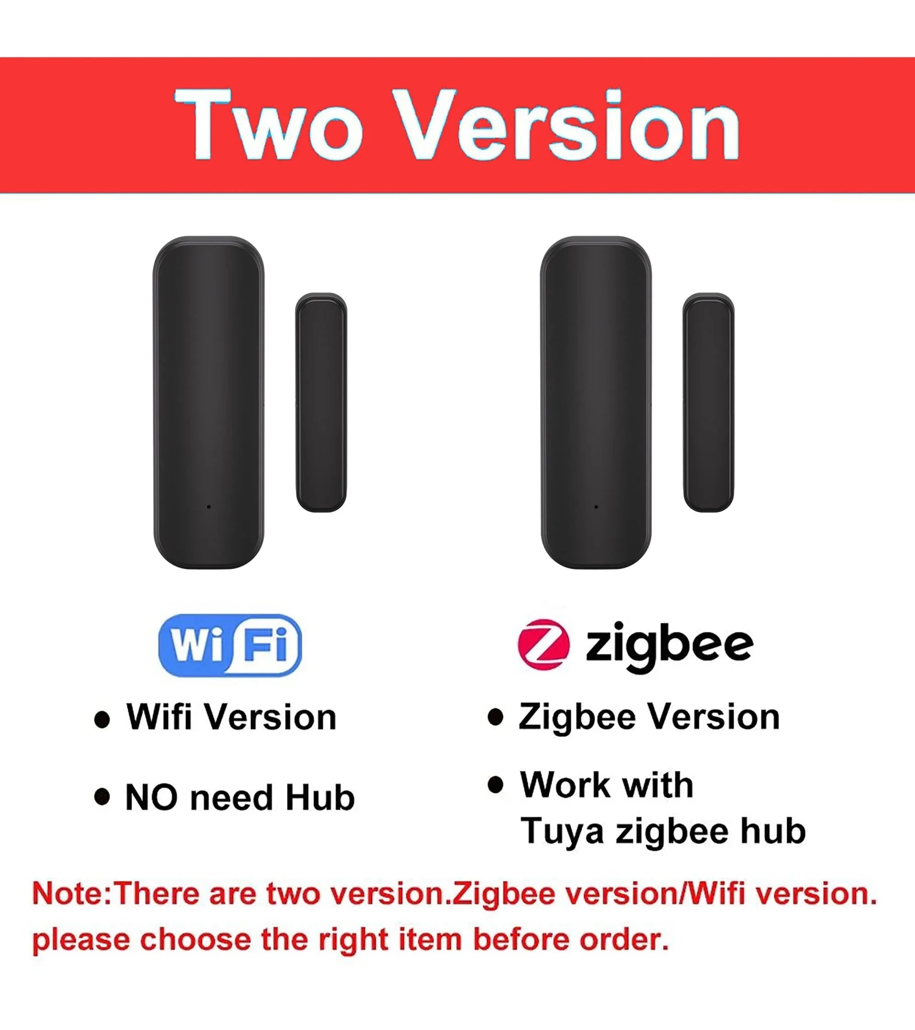 Capteur de porte WiFi ou Zigbee, avec application Tuya Smart Life, alerte de fenêtre, détecteur magnétique, capteur de porte de maison sans fil - FATAONCapteur de porte WiFi ou Zigbee, avec application Tuya Smart Life, alerte de fenêtre, détecteur magnétique, capteur de porte de maison sans filSolutions MaisonFATAON