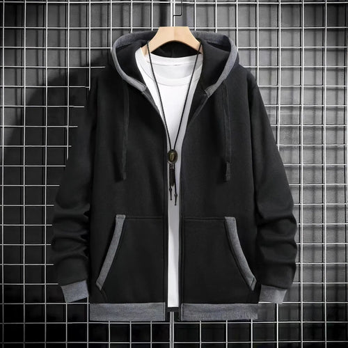 Cardigan épais à capuche et fermeture éclair pour homme, vêtement d'extérieur décontracté, sweat-shirt à la mode, Style transfrontalier, nouvelle collection automne hiver - FATAONCardigan épais à capuche et fermeture éclair pour homme, vêtement d'extérieur décontracté, sweat-shirt à la mode, Style transfrontalier, nouvelle collection automne hiverMode HommeFATAON
