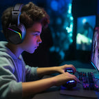 Casque de jeu sans fil BT avec lumières LED, écouteurs de jeu à faible latence, pilotes 40 mm, écouteurs de jeu sur l'oreille avec Omnidire - FATAONCasque de jeu sans fil BT avec lumières LED, écouteurs de jeu à faible latence, pilotes 40 mm, écouteurs de jeu sur l'oreille avec OmnidireStreaming & GamingFATAON
