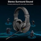 Casque de jeu sans fil BT avec lumières LED, écouteurs de jeu à faible latence, pilotes 40 mm, écouteurs de jeu sur l'oreille avec Omnidire - FATAONCasque de jeu sans fil BT avec lumières LED, écouteurs de jeu à faible latence, pilotes 40 mm, écouteurs de jeu sur l'oreille avec OmnidireStreaming & GamingFATAON