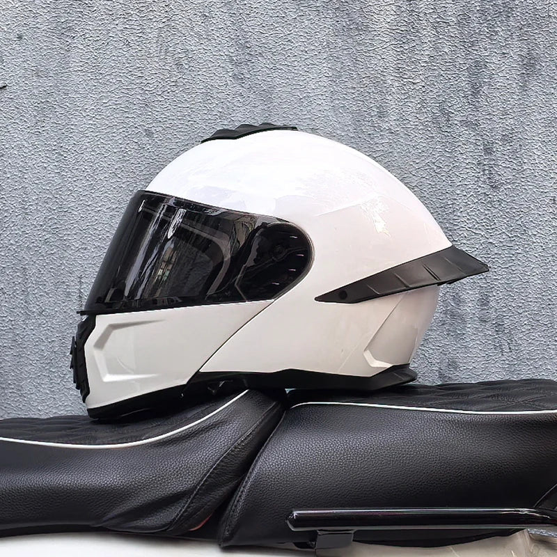 Casque de moto intégral ORZ-B08A, motif Mecha brillant, casque de course, casque de sécurité certifié DOT de Style italien avec Vi teinté - FATAONCasque de moto intégral ORZ-B08A, motif Mecha brillant, casque de course, casque de sécurité certifié DOT de Style italien avec Vi teintéAccessoires MotoFATAON