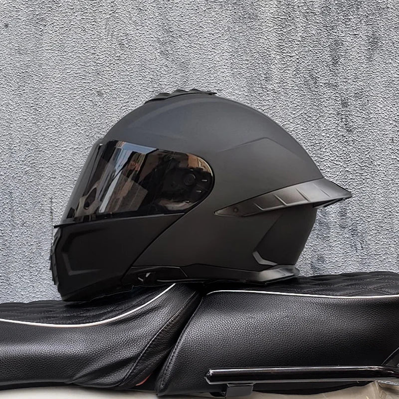 Casque de moto intégral ORZ-B08A, motif Mecha brillant, casque de course, casque de sécurité certifié DOT de Style italien avec Vi teinté - FATAONCasque de moto intégral ORZ-B08A, motif Mecha brillant, casque de course, casque de sécurité certifié DOT de Style italien avec Vi teintéAccessoires MotoFATAON