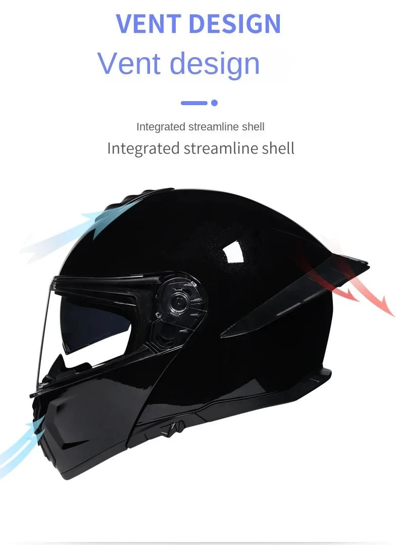 Casque de moto intégral ORZ-B08A, motif Mecha brillant, casque de course, casque de sécurité certifié DOT de Style italien avec Vi teinté - FATAONCasque de moto intégral ORZ-B08A, motif Mecha brillant, casque de course, casque de sécurité certifié DOT de Style italien avec Vi teintéAccessoires MotoFATAON
