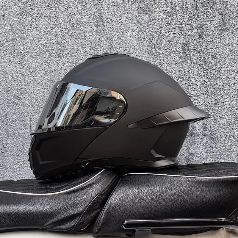 Casque de moto intégral ORZ-B08A, motif Mecha brillant, casque de course, casque de sécurité certifié DOT de Style italien avec Vi teinté - FATAONCasque de moto intégral ORZ-B08A, motif Mecha brillant, casque de course, casque de sécurité certifié DOT de Style italien avec Vi teintéAccessoires MotoFATAON