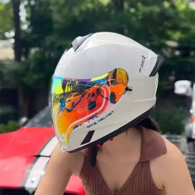 Casque de moto modulaire intégral pour adulte certifié DOT 3C, double visière pare-soleil, anti-UV, à dégagement rapide, Casco Capacete - FATAONCasque de moto modulaire intégral pour adulte certifié DOT 3C, double visière pare-soleil, anti-UV, à dégagement rapide, Casco CapaceteAccessoires MotoFATAON