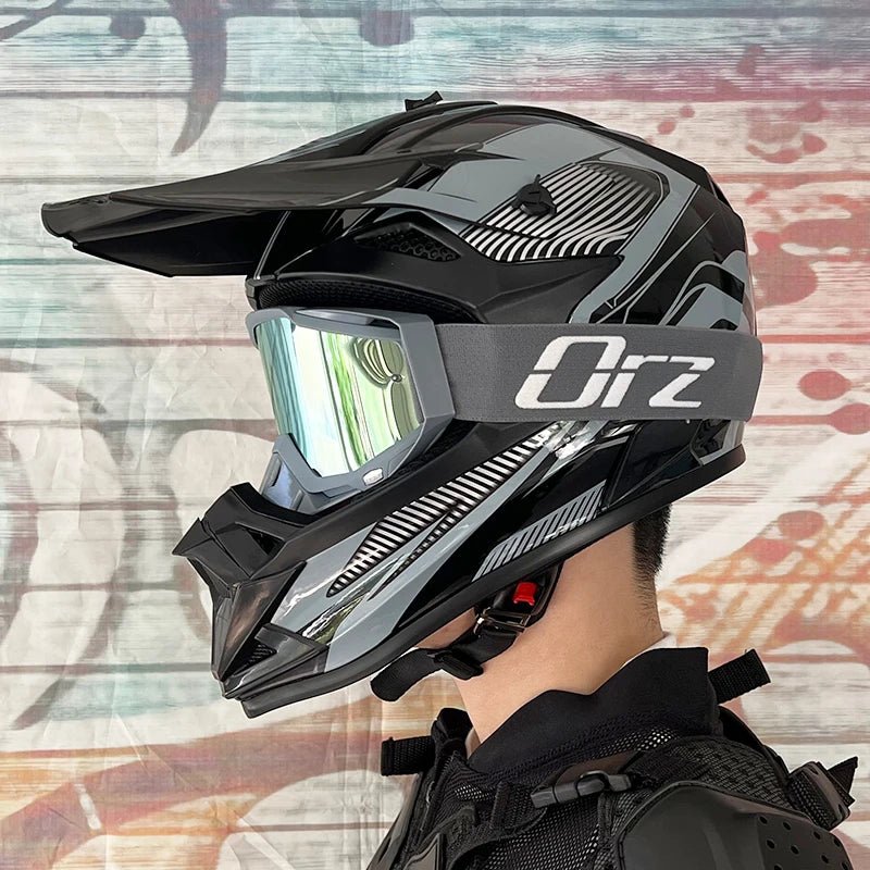 Casque de moto tout-terrain, pour motocross, ATV, dirt bike, pour course de descente, DOT - FATAONCasque de moto tout-terrain, pour motocross, ATV, dirt bike, pour course de descente, DOTAccessoires MotoFATAON