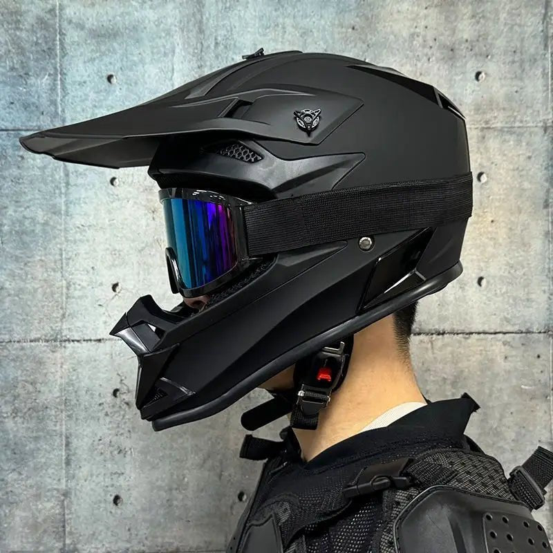 Casque de moto tout-terrain, pour motocross, ATV, dirt bike, pour course de descente, DOT - FATAONCasque de moto tout-terrain, pour motocross, ATV, dirt bike, pour course de descente, DOTAccessoires MotoFATAON