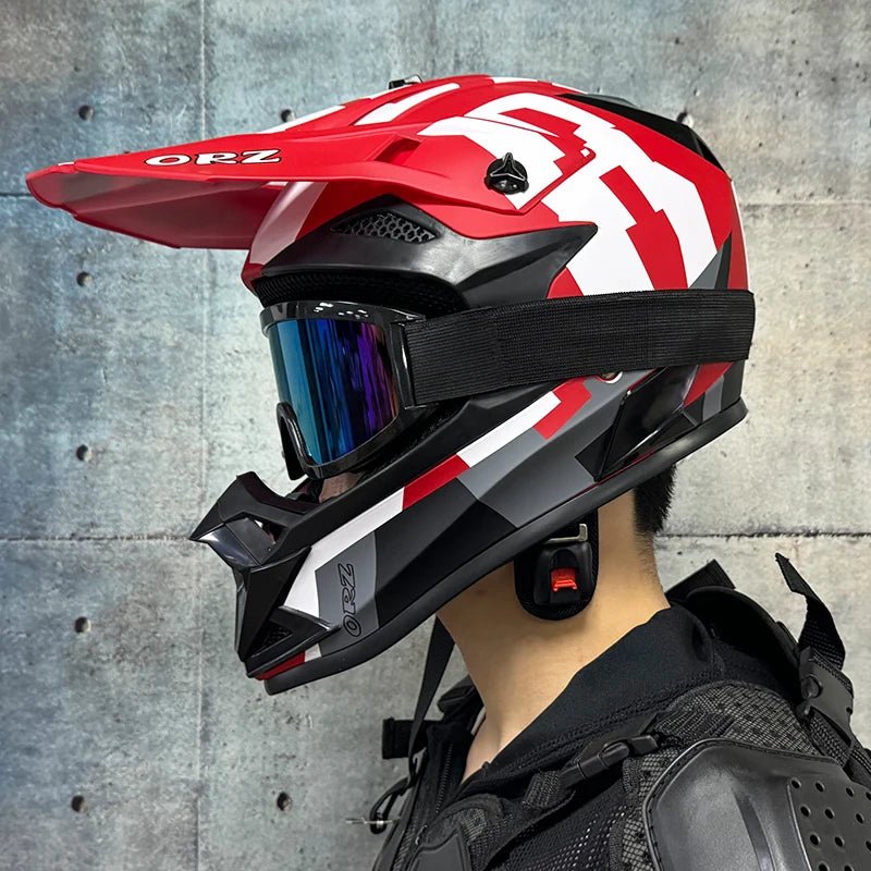 Casque de moto tout-terrain, pour motocross, ATV, dirt bike, pour course de descente, DOT - FATAONCasque de moto tout-terrain, pour motocross, ATV, dirt bike, pour course de descente, DOTAccessoires MotoFATAON
