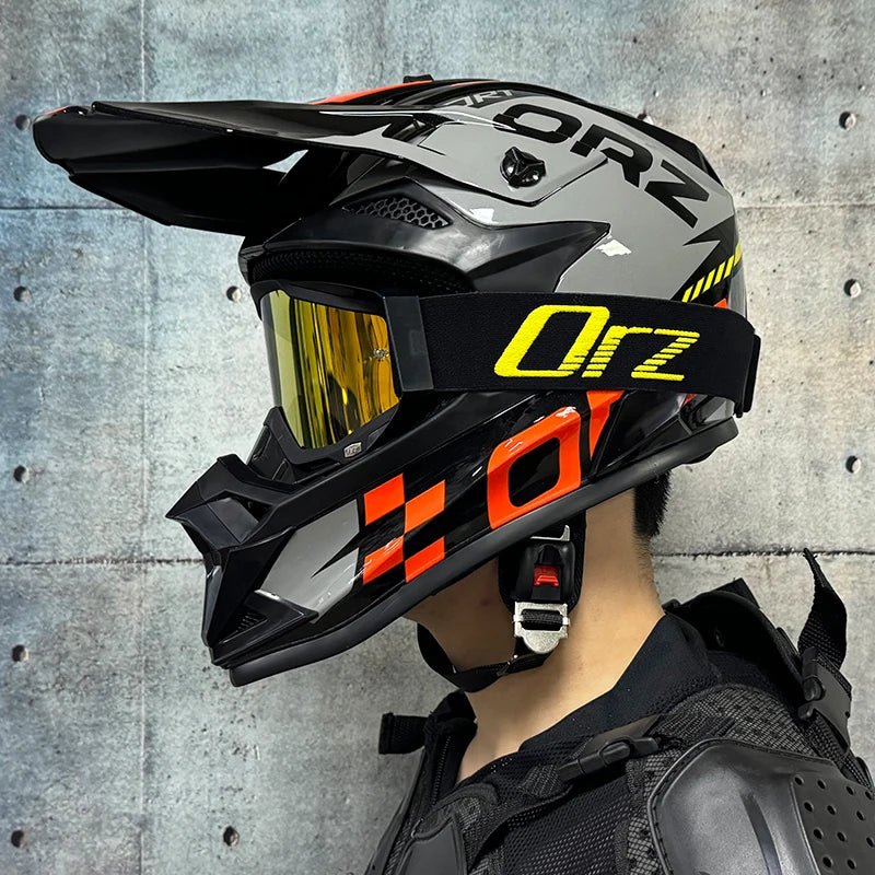 Casque de moto tout-terrain, pour motocross, ATV, dirt bike, pour course de descente, DOT - FATAONCasque de moto tout-terrain, pour motocross, ATV, dirt bike, pour course de descente, DOTAccessoires MotoFATAON