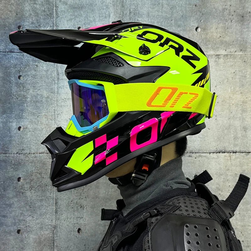 Casque de moto tout-terrain, pour motocross, ATV, dirt bike, pour course de descente, DOT - FATAONCasque de moto tout-terrain, pour motocross, ATV, dirt bike, pour course de descente, DOTAccessoires MotoFATAON