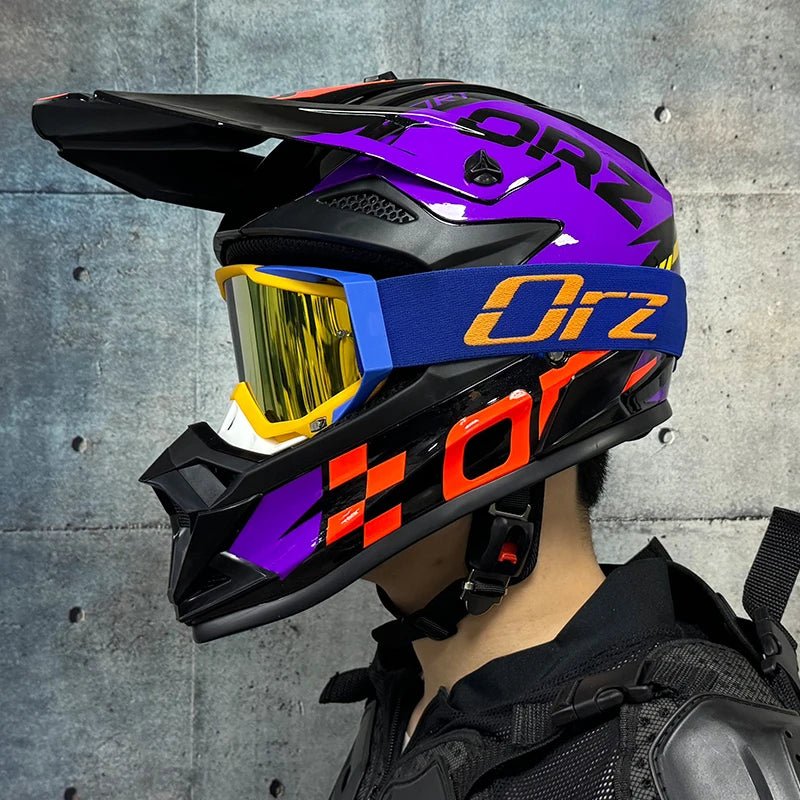 Casque de moto tout-terrain, pour motocross, ATV, dirt bike, pour course de descente, DOT - FATAONCasque de moto tout-terrain, pour motocross, ATV, dirt bike, pour course de descente, DOTAccessoires MotoFATAON