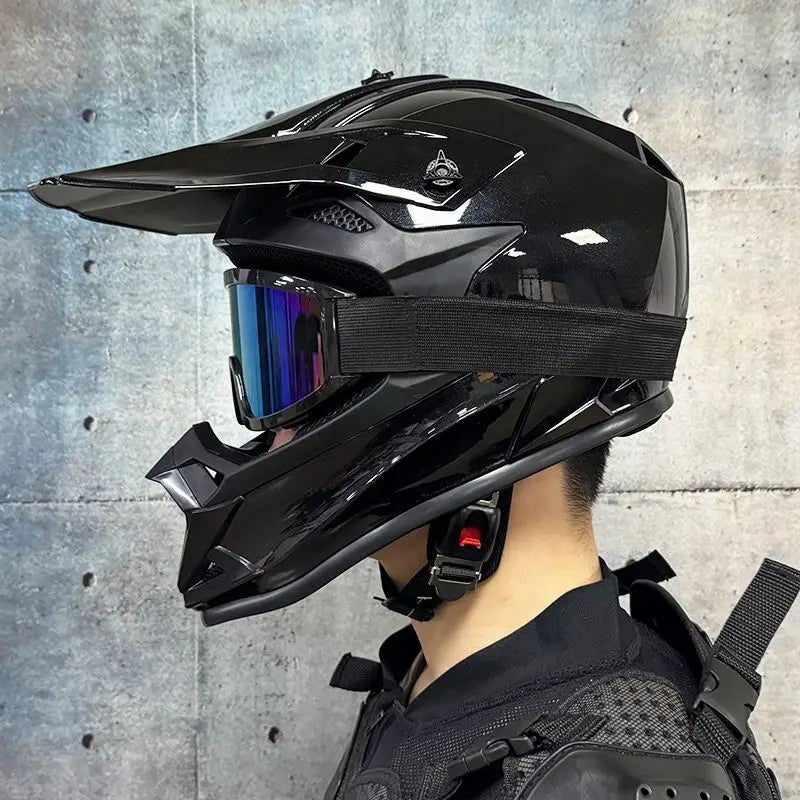 Casque de moto tout-terrain, pour motocross, ATV, dirt bike, pour course de descente, DOT - FATAONCasque de moto tout-terrain, pour motocross, ATV, dirt bike, pour course de descente, DOTAccessoires MotoFATAON