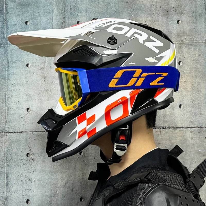 Casque de moto tout-terrain, pour motocross, ATV, dirt bike, pour course de descente, DOT - FATAONCasque de moto tout-terrain, pour motocross, ATV, dirt bike, pour course de descente, DOTAccessoires MotoFATAON