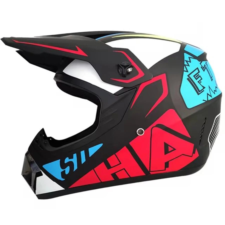 Casque de sécurité de Motocross unisexe certifié DOT ABS pour hommes femmes vélo descente ATV Protection de tête de moto - FATAONCasque de sécurité de Motocross unisexe certifié DOT ABS pour hommes femmes vélo descente ATV Protection de tête de motoAccessoires MotoFATAON